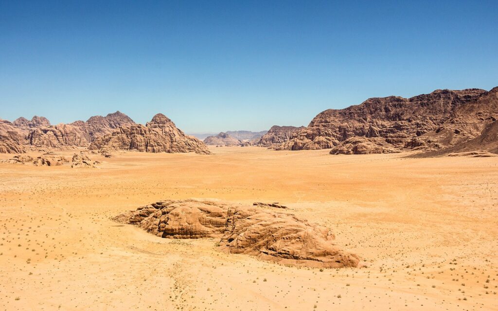 ερημικό τοπίο του Wadi Rum